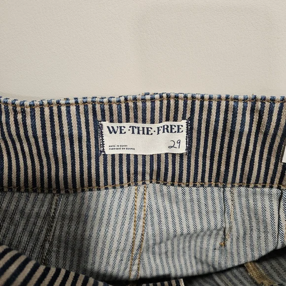 We The Free Jayde Flared Jeans - Traincar Stripe - Picture 3 of 4